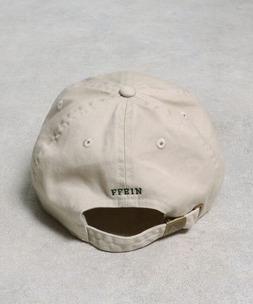 FFEIN（フェイン）の「＊新色追加【FFEIN(フェイン)】刺繍3連ロゴキャップ（キャップ・メンズ・レッド/ベージュ/ダークグリーン/ブルー/ブラック/ブラウン/ネイビー・FREE）」の11枚目の写真