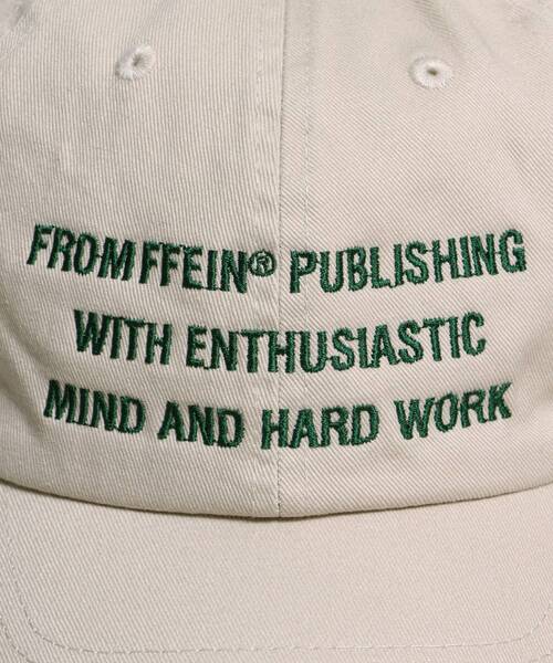 FFEIN（フェイン）の「＊新色追加【FFEIN(フェイン)】刺繍3連ロゴキャップ（キャップ・メンズ・レッド/ベージュ/ダークグリーン/ブルー/ブラック/ブラウン/ネイビー・FREE）」の13枚目の写真