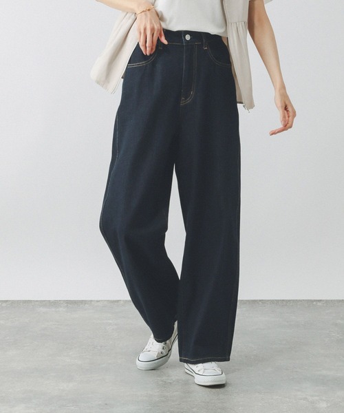 セール】GOODデニムバギーパンツ/118365（デニムパンツ）｜GLOBAL WORK