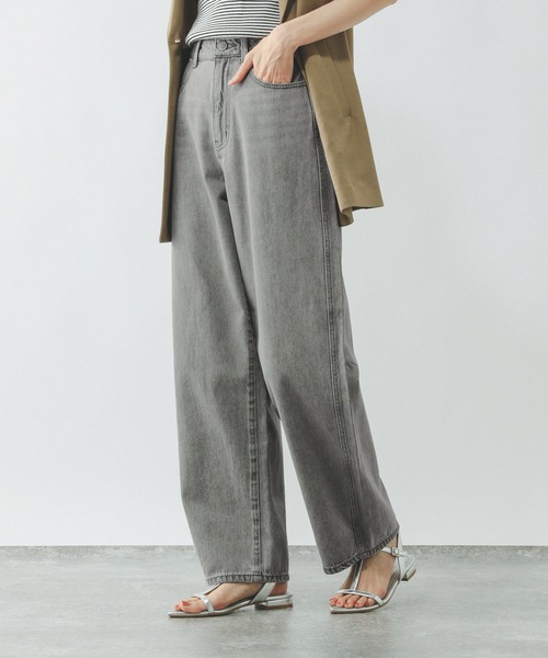 GLOBAL WORK（グローバルワーク）の「GOODデニムバギーパンツ/118365（デニムパンツ・レディース・ライトブルー/ブルー/ライトグレー/ネイビー/ライトベージュ/グレー・MEDIUM/SMALL/X-SMALL/LARGE/X-LARGE/XX-LARGE）」の11枚目の写真