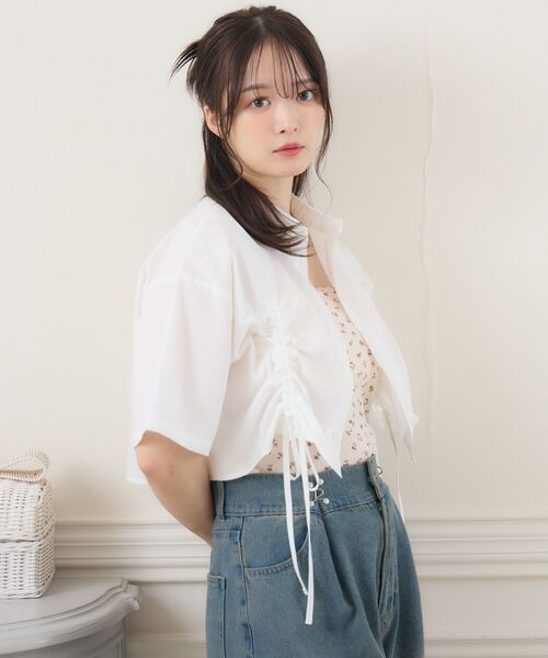 ♡様 用 配色ステッチヘムシアーシャツ Eimee Law│Eimee Law & LHELBIE