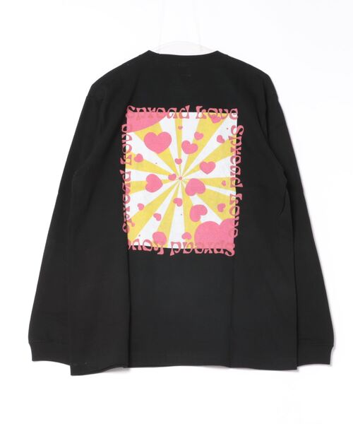sunny branch(サニーブランチ)の「★Spread Love★オリジナルプリント L/S T(Tシャツ/カットソー・レディース・ブラック/ホワイト・LARGE/MEDIUM)」の3枚目の写真