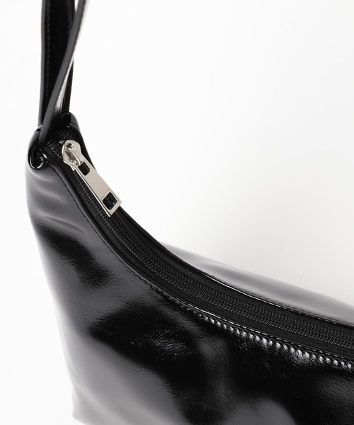 Heather（ヘザー）の「ハーフムーンリボンBAG　149825（ショルダーバッグ・レディース・シルバー/ブラック・ONE SIZE）」の15枚目の写真