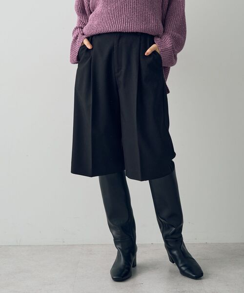 YECCA VECCA（イェッカヴェッカ）の「ハーフパンツ（その他パンツ・レディース・ブラック/ブラウン・M/S）」の2枚目の写真