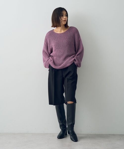 YECCA VECCA（イェッカヴェッカ）の「ハーフパンツ（その他パンツ・レディース・ブラック/ブラウン・M/S）」の5枚目の写真