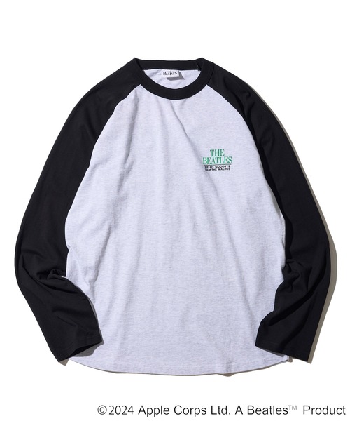 THE BEATLES ビートルズ Tシャツ　Lサイズ　ラグラン　新品 The Beatles tシャツ THE BEATLES ビートルズ 古着風 ラグラン