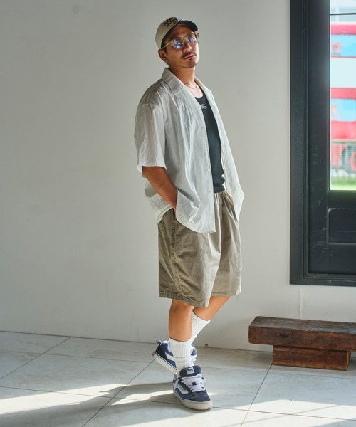 #Re:room（リルーム）の「ワイドリラックスショーツ（その他パンツ・メンズ・ブラック/カーキ/ベージュ・FREE）」の15枚目の写真