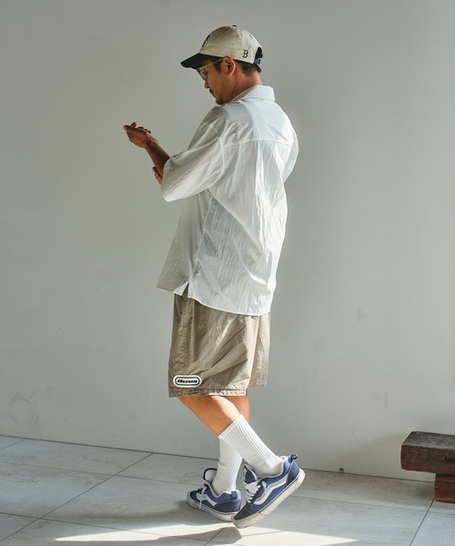 #Re:room（リルーム）の「ワイドリラックスショーツ（その他パンツ・メンズ・ブラック/カーキ/ベージュ・FREE）」の12枚目の写真