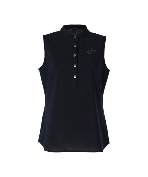 セール】WOMENS DOT MESH COOL ヘンリーネックスリーブレス
