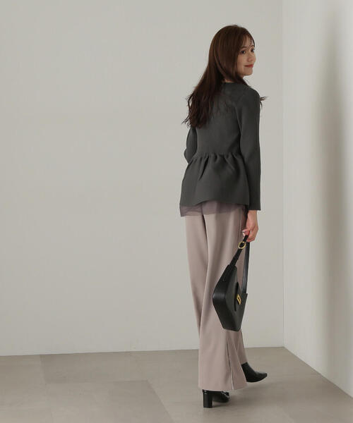 PROPORTION BODY DRESSING(プロポーションボディドレッシング)の「イージーラインパンツ / 1214230501(その他パンツ・レディース・ブラック/グレー・MEDIUM/SMALL)」の11枚目の写真