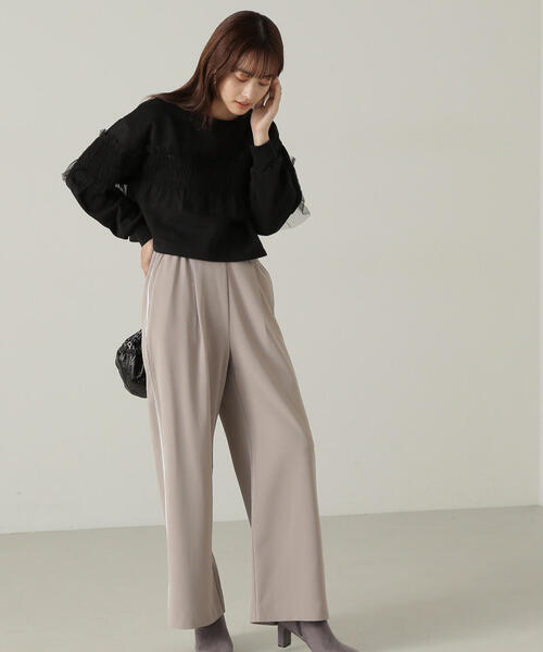 PROPORTION BODY DRESSING(プロポーションボディドレッシング)の「イージーラインパンツ / 1214230501(その他パンツ・レディース・ブラック/グレー・MEDIUM/SMALL)」の13枚目の写真