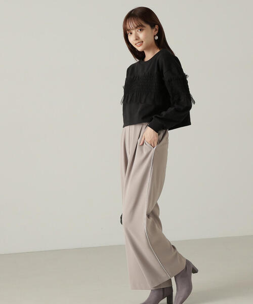 PROPORTION BODY DRESSING(プロポーションボディドレッシング)の「イージーラインパンツ / 1214230501(その他パンツ・レディース・ブラック/グレー・MEDIUM/SMALL)」の16枚目の写真