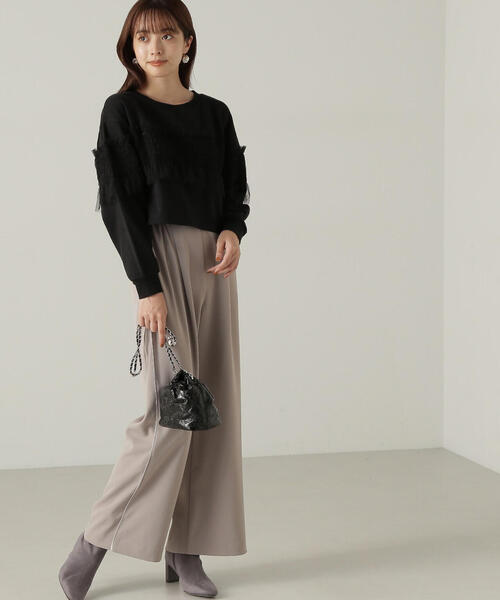 PROPORTION BODY DRESSING(プロポーションボディドレッシング)の「イージーラインパンツ / 1214230501(その他パンツ・レディース・ブラック/グレー・MEDIUM/SMALL)」の17枚目の写真