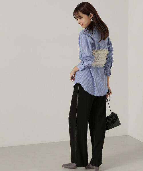 PROPORTION BODY DRESSING(プロポーションボディドレッシング)の「イージーラインパンツ / 1214230501(その他パンツ・レディース・ブラック/グレー・MEDIUM/SMALL)」の2枚目の写真