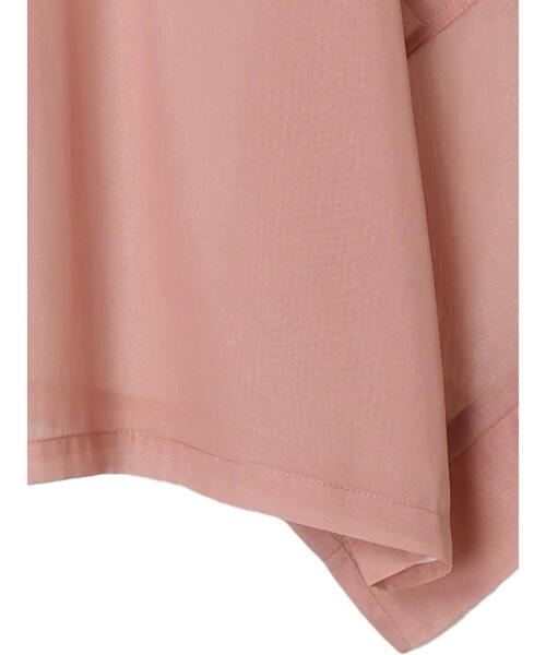 EGOIST（エゴイスト）の「EGOIST　5分袖短丈シアーシャツ（シャツ/ブラウス・レディース・ブラック/オフホワイト/ピンク/ブラウン・FREE）」の15枚目の写真