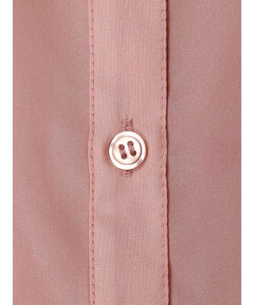 EGOIST（エゴイスト）の「EGOIST　5分袖短丈シアーシャツ（シャツ/ブラウス・レディース・ブラック/オフホワイト/ピンク/ブラウン・FREE）」の17枚目の写真