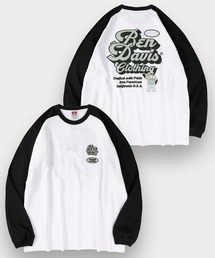 【BENDAVIS／ベンデイビス】SHOP SIGN L/S TEE/ブランドサイン バックプリント ラグランロングTシャツ オーバーサイズ