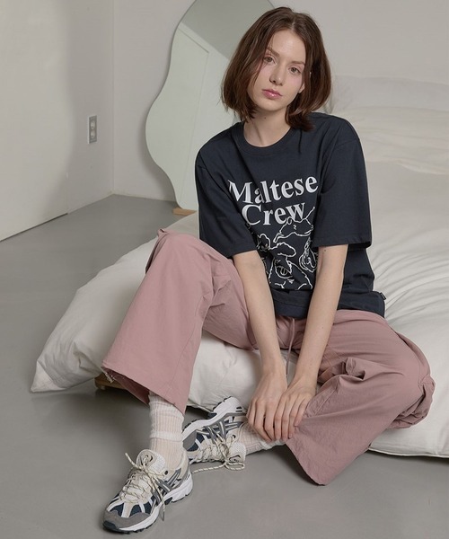 WaiKei(ワイケイ)の「【UNISEX】Wai Kei/マルチーズクルーラインT(Tシャツ/カットソー・レディース・ホワイト/ライトグレー/ブラック/ネイビー・LARGE/MEDIUM/X-LARGE)」の16枚目の写真