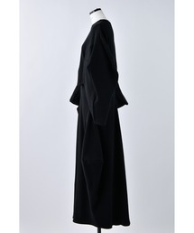 現行美品★ナゴンスタンス バックウォームドレス ロングワンピース ドッキング nagonstans（ナゴンスタンス）の「バックウォーム ドレス（ワンピース