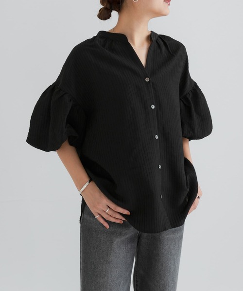【セール】モールストライプボリュームスリーブシャツ（Tシャツ/カットソー）｜URBAN RESEARCH（アーバンリサーチ）