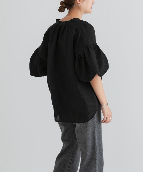 【セール】モールストライプボリュームスリーブシャツ（Tシャツ/カットソー）｜URBAN RESEARCH（アーバンリサーチ）