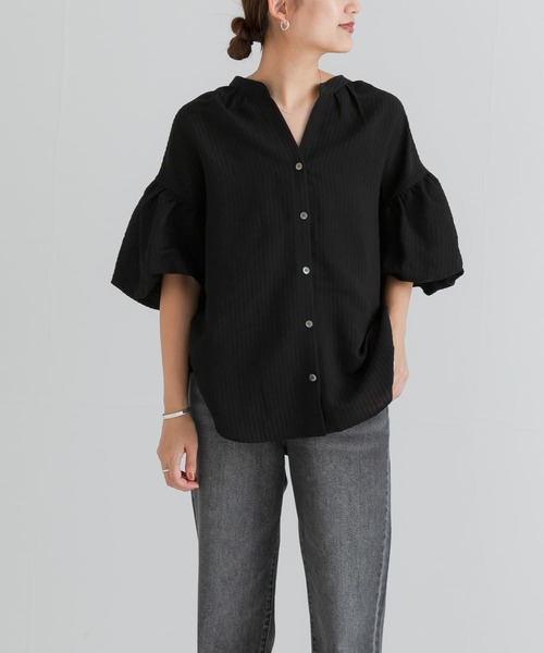 【セール】モールストライプボリュームスリーブシャツ（Tシャツ/カットソー）｜URBAN RESEARCH（アーバンリサーチ）