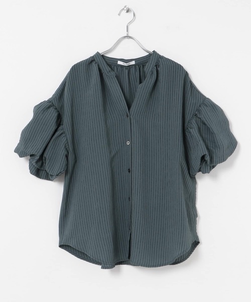 【セール】モールストライプボリュームスリーブシャツ（Tシャツ/カットソー）｜URBAN RESEARCH（アーバンリサーチ）