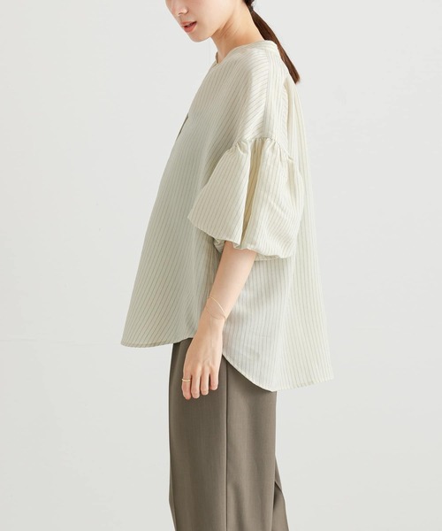 【セール】モールストライプボリュームスリーブシャツ（Tシャツ/カットソー）｜URBAN RESEARCH（アーバンリサーチ）