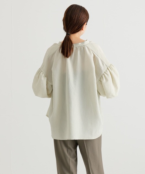 【セール】モールストライプボリュームスリーブシャツ（Tシャツ/カットソー）｜URBAN RESEARCH（アーバンリサーチ）