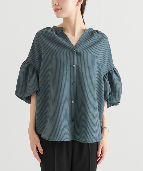 【セール】モールストライプボリュームスリーブシャツ（Tシャツ/カットソー）｜URBAN RESEARCH（アーバンリサーチ）