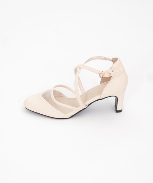 axes femme(アクシーズファム)の「チュールクロスパンプス(パンプス・レディース・ベージュ/ブラック/シルバー・LARGE/MEDIUM)」の9枚目の写真