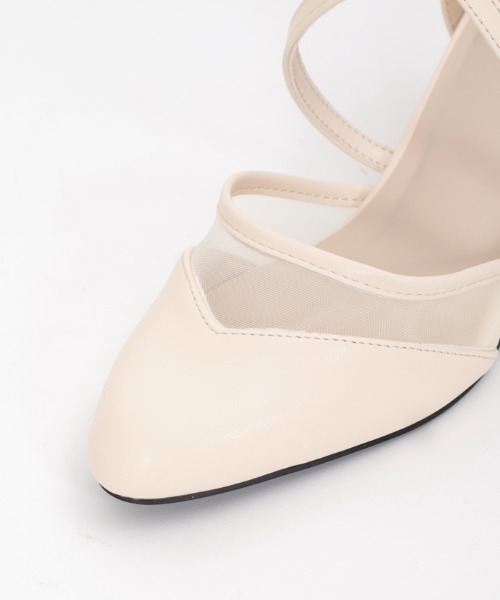 axes femme(アクシーズファム)の「チュールクロスパンプス(パンプス・レディース・ベージュ/ブラック/シルバー・LARGE/MEDIUM)」の11枚目の写真