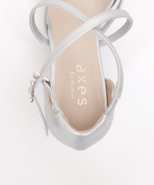 axes femme(アクシーズファム)の「チュールクロスパンプス(パンプス・レディース・ベージュ/ブラック/シルバー・LARGE/MEDIUM)」の22枚目の写真