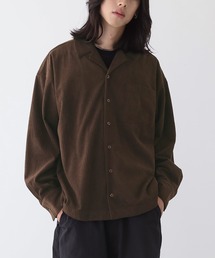 シャツ/ブラウス（ブラウン/茶色系・コーデュロイ）ファッション