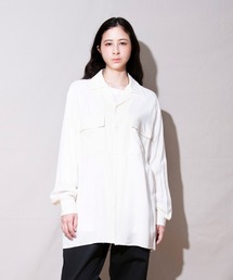 【FACTOTUM】 Poplin Square Hem Shirt