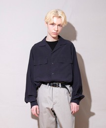 【FACTOTUM】 Poplin Square Hem Shirt