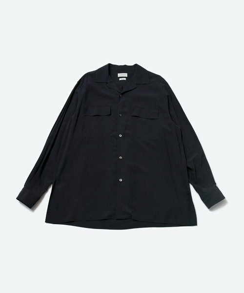 FACTOTUM（ファクトタム）の「【FACTOTUM】 Poplin Square Hem Shirt（シャツ/ブラウス・メンズ・ブラック/ホワイト・48/46）」の4枚目の写真