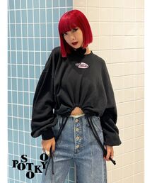 SOMETHING（サムシング）の「【Something ×PosTokyo】Drost hem Tops（スウェット）」