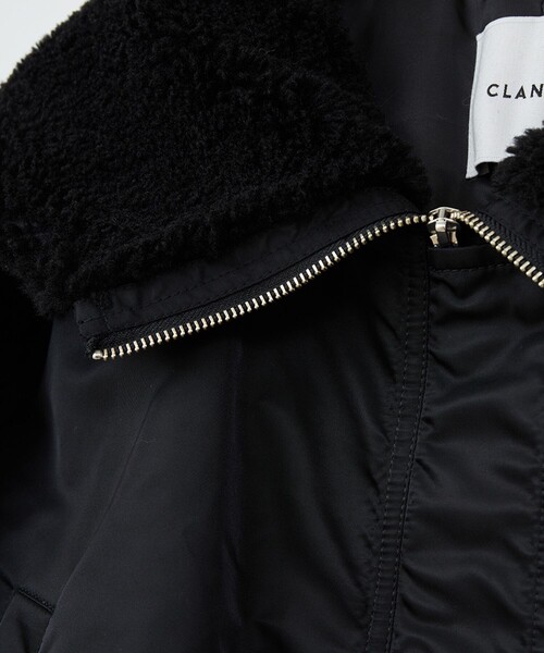 CLANE(クラネ)の「【CLANE/クラネ】《STUDIOUS別注》BALLOON DESIGN HOODED N3B/バルーンデザインフーデッドN3B/復刻(ブルゾン・レディース・カーキ/ブラック・1/2)」の6枚目の写真