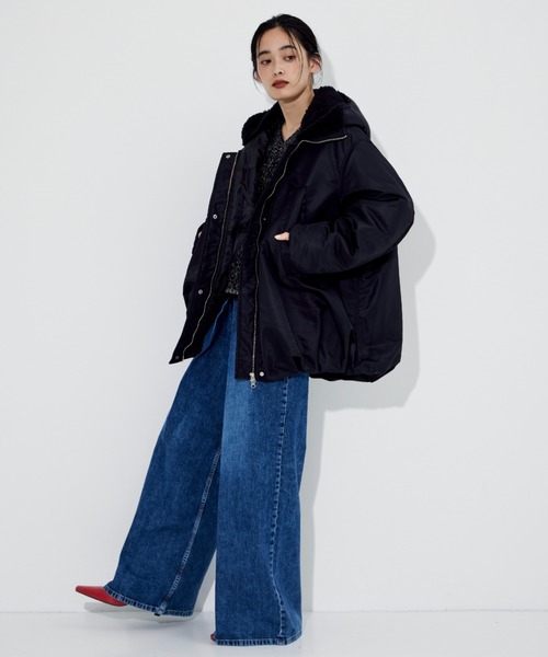 CLANE＊BALLOON DESIGN HOODED N3B CLANE/クラネ】《STUDIOUS別注》BALLOON DESIGN HOODED N3B
