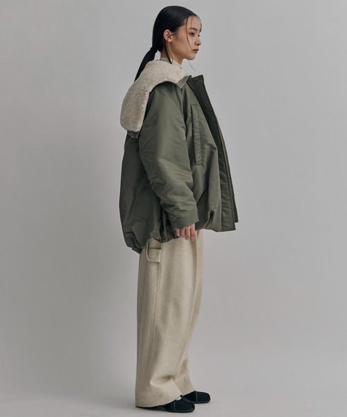 CLANE/クラネ】《STUDIOUS別注》BALLOON DESIGN HOODED N3B