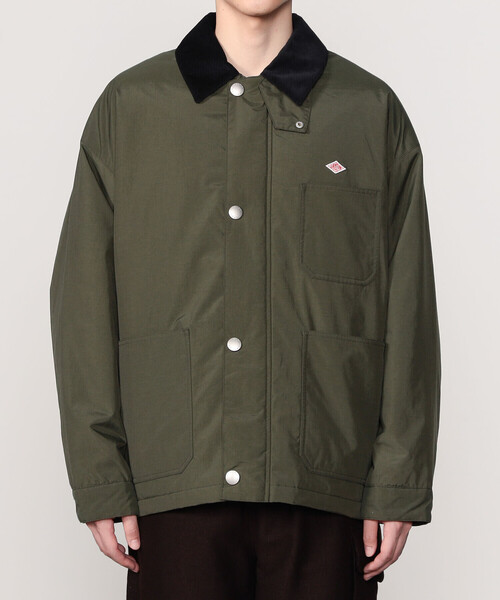DANTON（ダントン）の「DANTON | 中綿ナイロン カバーオールジャケット