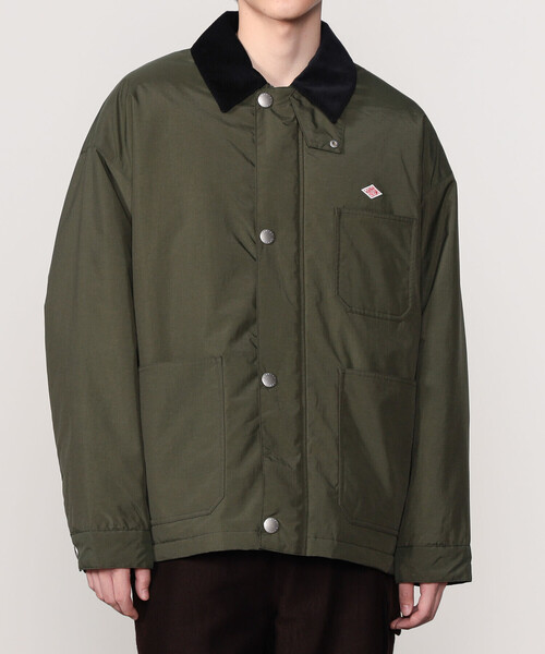 DANTON（ダントン）の「DANTON | 中綿ナイロン カバーオールジャケット
