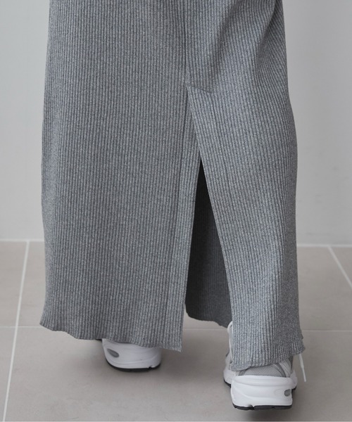ANGIE（アンジー）の「リブマーメイドスカート（スカート・レディース・アイボリー/ブラック/チャコールグレー/杢グレー・FREE）」の11枚目の写真