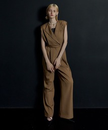 et.UNiVER | Standout collar all-in-pants(パンツドレス)