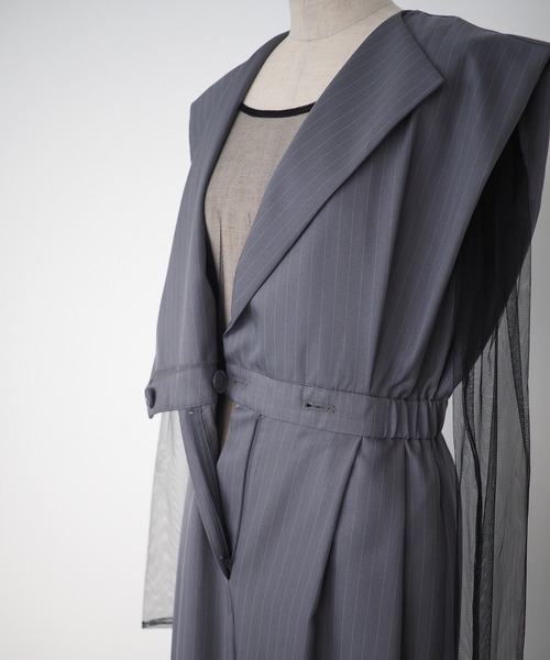 Standout collar all-in-pants（パンツドレス）｜et.UNiVER（エト