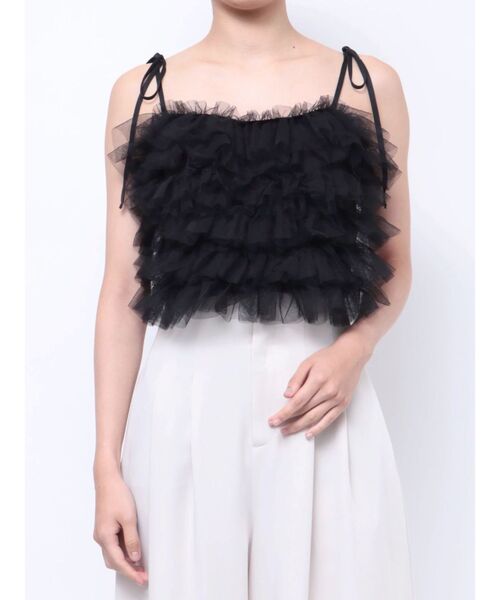 PELLICULE キャミトップス ホイップフリルキャミトップス レディース[品番：PA000017283