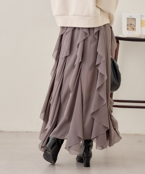 ページ限定特価♡新品☆アウターとロングスカートの2点♡送料込み 楽天市場】スカート 春新作 森ガール スカート ロング 黒 ロング