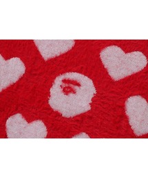 BAPE 赤・ピンク ストライプ ニット M A BATHING APE｜ABC CAMO RHINESTONE BAPE STA CREWNECK