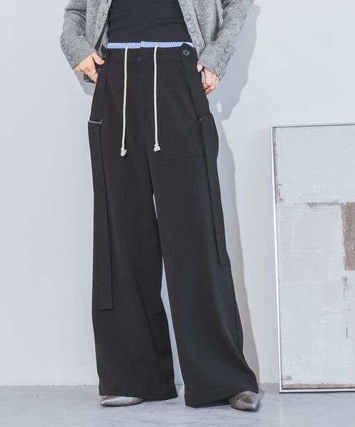 【専用出品です】 JEANASIS（ジーナシス）の「Wウエストワイドサロペ/152097（サロペット